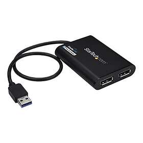 StarTech USB32DP24K60 Usb 3.0 To Dual Displayport Adapter 4k 60hz