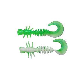 Berkley PowerBait Power Curly 5,5cm 3,3g spring green/white 10-pack