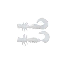 Berkley PowerBait Power Curly 4cm 2g milky white 12-pack