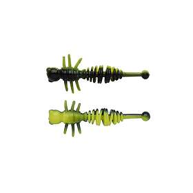 Berkley PowerBait Power Larvae 4cm 2,2g black/sunshine yellow 12-pack