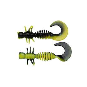 Berkley PowerBait Power Curly 5,5cm 3,3g black/sunshine yellow 10-pack