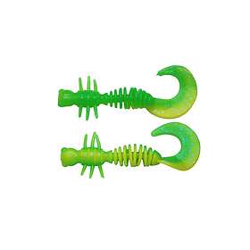 Berkley PowerBait Power Curly 5,5cm 3,3g spring green/sunshine yellow 10-pack