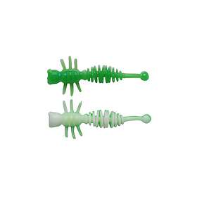 Berkley PowerBait Power Larvae 4cm 2,2g spring green/white 12-pack