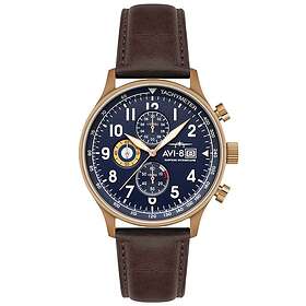 Avi-8 Hawker Hurricane AV-4011-0O Herr 42 mm Analogt Quartz Mineralglas