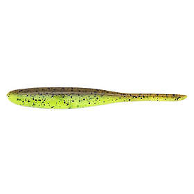 Keitech Shad Impact 7,62cm 3in, 10-pack Green Pumpkin Chartreuse