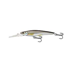 Livetarget Rainbow Smelt Jerkbait Deep Dive 7cm 3g Silver Black