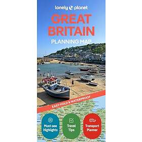 Lonely Planet Great Britain Planning Map