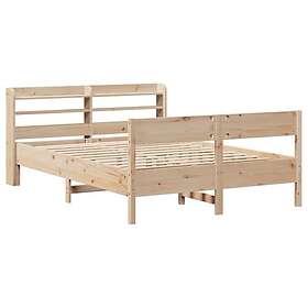 vidaXL Bed Frame without Mattress 140x200 cm Solid Wood Pine