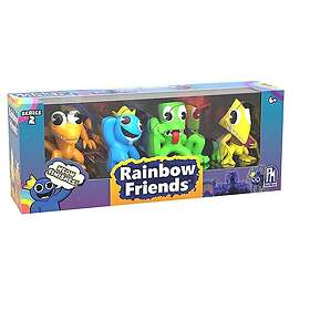 Friends Rainbow Series 2 Collectable Figure 4PK Neon