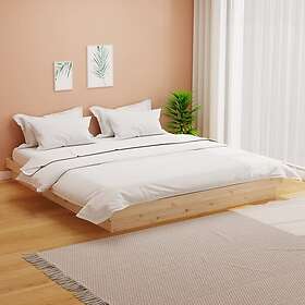 vidaXL Bed Frame without Mattress Solid Wood 200x200 cm