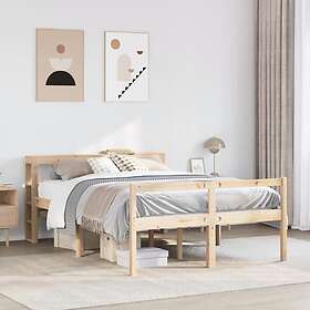 vidaXL Senior Bed with Headboard without Mattress 120x190 cm Small Double