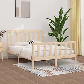 vidaXL Bed Frame without Mattress 140x190 cm Solid Wood