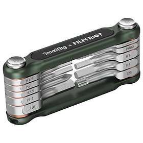 SmallRig 4814 x FILM RIOT 10-in-1 Folding Wrench Set with Multiple Angle Positioning Green