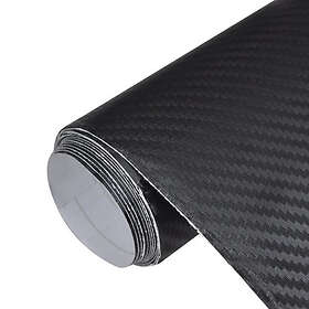vidaXL Car Films 2 pcs 3D Black 100x150 cm+50x150 cm