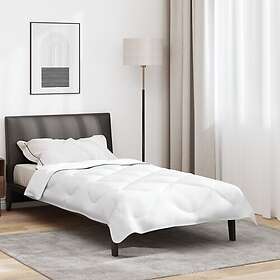 vidaXL Quilts & Duvets White 135 x 220 cm Microfiber