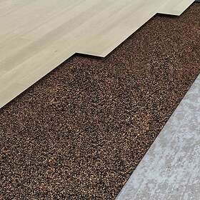 vidaXL Rubber Cork Roll 100x500 cm 2 mm