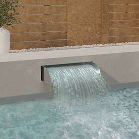 vidaXL Waterfall 60x34x14 cm Stainless Steel 304