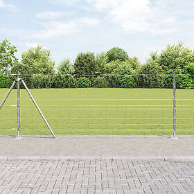 vidaXL Field Fence 1x50 m Galvanized Steel