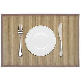 vidaXL 6 Bamboo Placemats 30 x 45 cm Brown