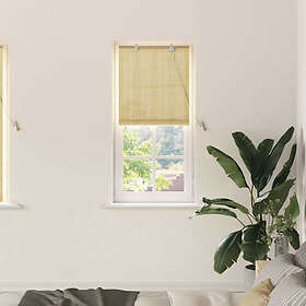 vidaXL Window Blinds & Shades with Curtains Manual Natural 60 x 160 cm Bamboo