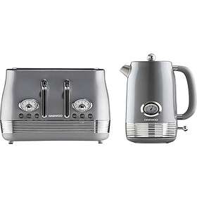 Daewoo Denver SDA2846GE Jug Kettle & 4-Slice Toaster Bundle