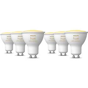 Philips HUE White Ambiance Smart LED Spotlight GU10 Pack of 6