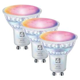 WiZ 4LITE 4L1/8052 Connected Smart LED Bulb GU10 Pack of 3