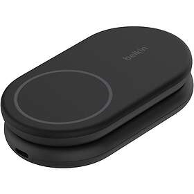 Belkin WIZ028myBK BoostCharge Qi2 2-in-1 15W