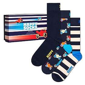Happy Socks Navy Socks Presentförpackning 3-pack