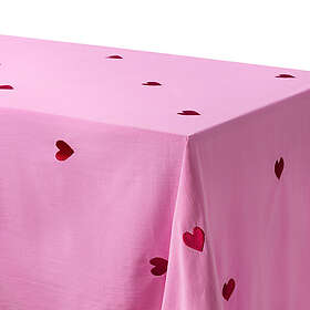 Midnatt Pink Hearts Dug 250x145 cm