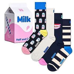 Happy Socks Milk Carton Box Sokker 4-Pack