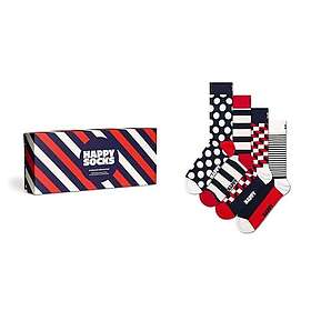 Happy Socks Stripete Sokker 4-Pack
