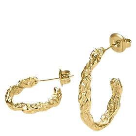 Sistie 2ND Lana Creoles Medium Gold Plated 25 mm