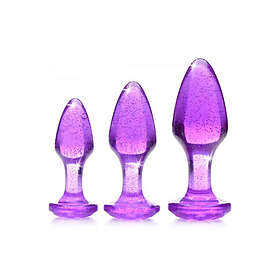 Booty Sparks Skinnende Ædelsten Analt Plug Sæt