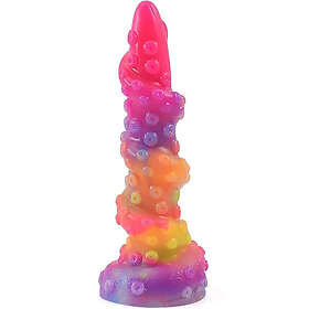 Pink Alien Självlysande Dildo 22,5cm