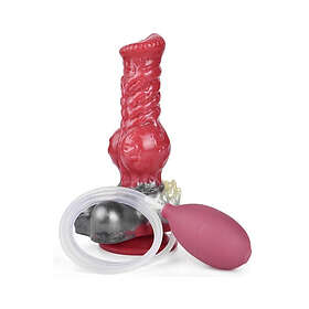 Pink Alien Furry Ejaculator Wolf Squirt Dildo 21cm