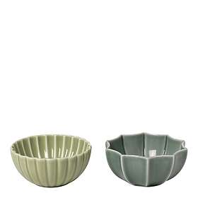 Dottir Samsurium Skål 2-pack Wasabi/Spruce