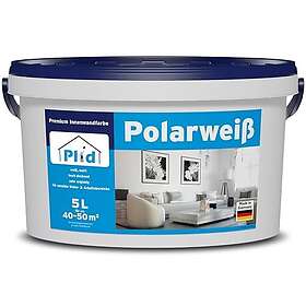 plid Polarvit Väggfärg Vit 5L