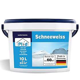 Plid Väggfärg Vit 10L