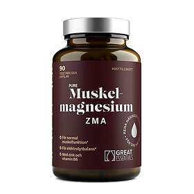Great Essentials Pure Muskelmagnesium ZMA 90 Capsules