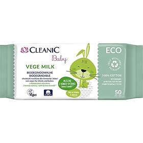 Cleanic Baby ECO Vege Milk Baby Wipes 50-pack