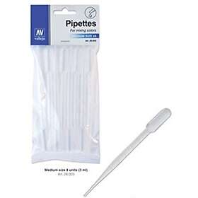 Vallejo Hobby Tools: Pipettes 3ml Medium (8)