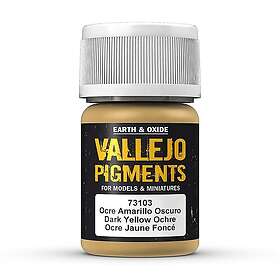 Vallejo Pigments: Dark Yellow Ochre Pigment (30ml)