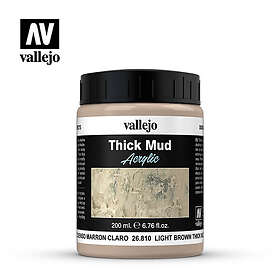 Vallejo Weathering Effects: Light Brown Mud (200ml)