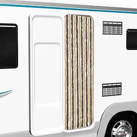 vidaXL Insektsgardin 56x185cm Brun och Beige