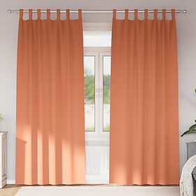 vidaXL Blackout Curtains 2 pcs 245x140cm Terracotta