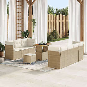 vidaXL Outdoor Furniture Set 10-parts 3361451