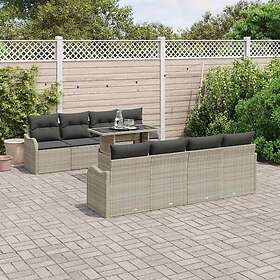 vidaXL Outdoor Furniture Set 10-parts 3357165