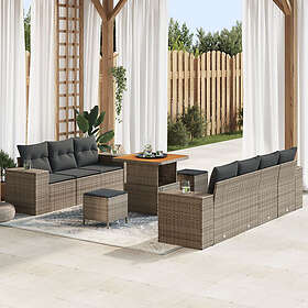 vidaXL Outdoor Furniture Set 10-parts 3361968