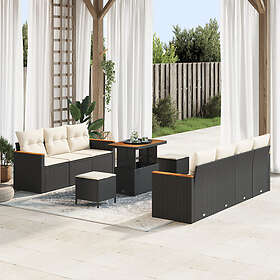 vidaXL Outdoor Furniture Set 10-parts 3363010